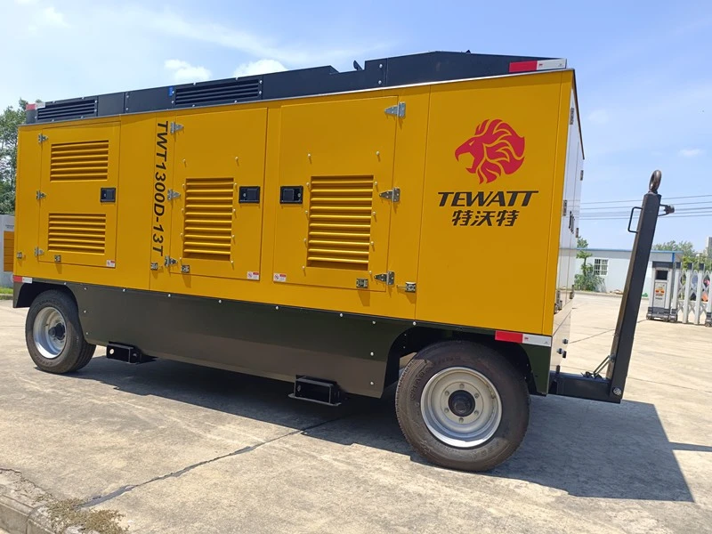 High Airflow Low Pressure Diesel Air Compressor Manufactures